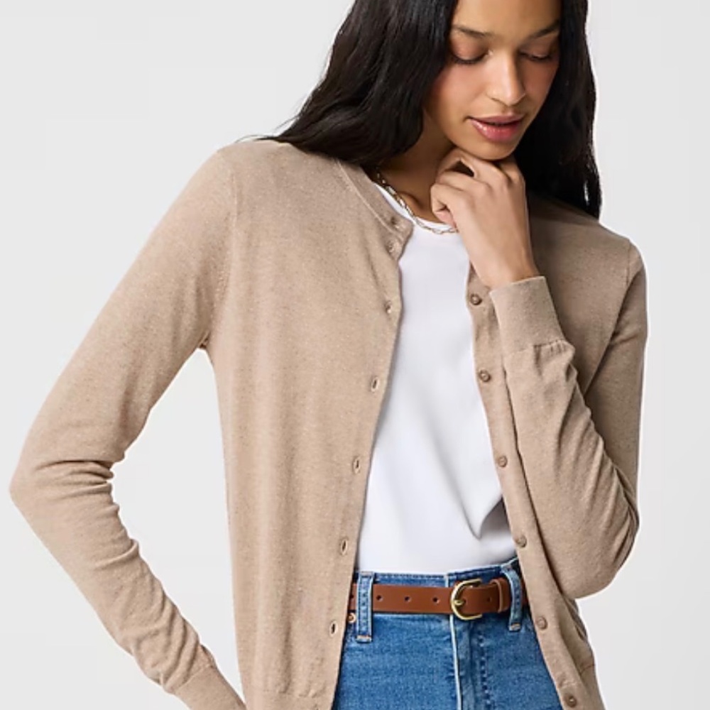 J. Crew Factory - Classic cotton cardigan sweater